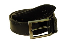 MOSPL Men's Genuine Leather Belt (Black)