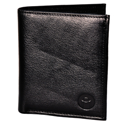 MOSPL Men's Genuine Leather Coat Wallet (Black)