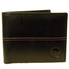 MOSPL Men's Genuine Leather Wallet (Black)